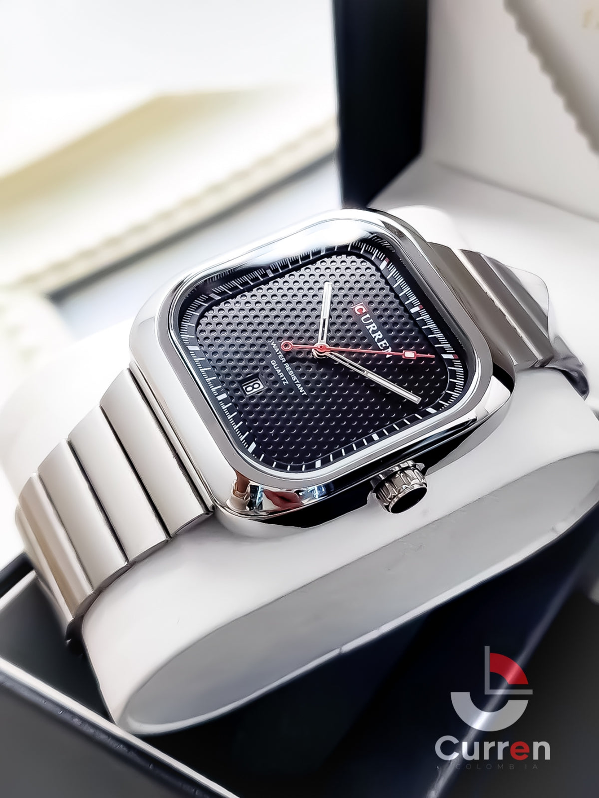 Reloj hombre Curren 8460+ Esfero Curren+ Bolsa de Regalo