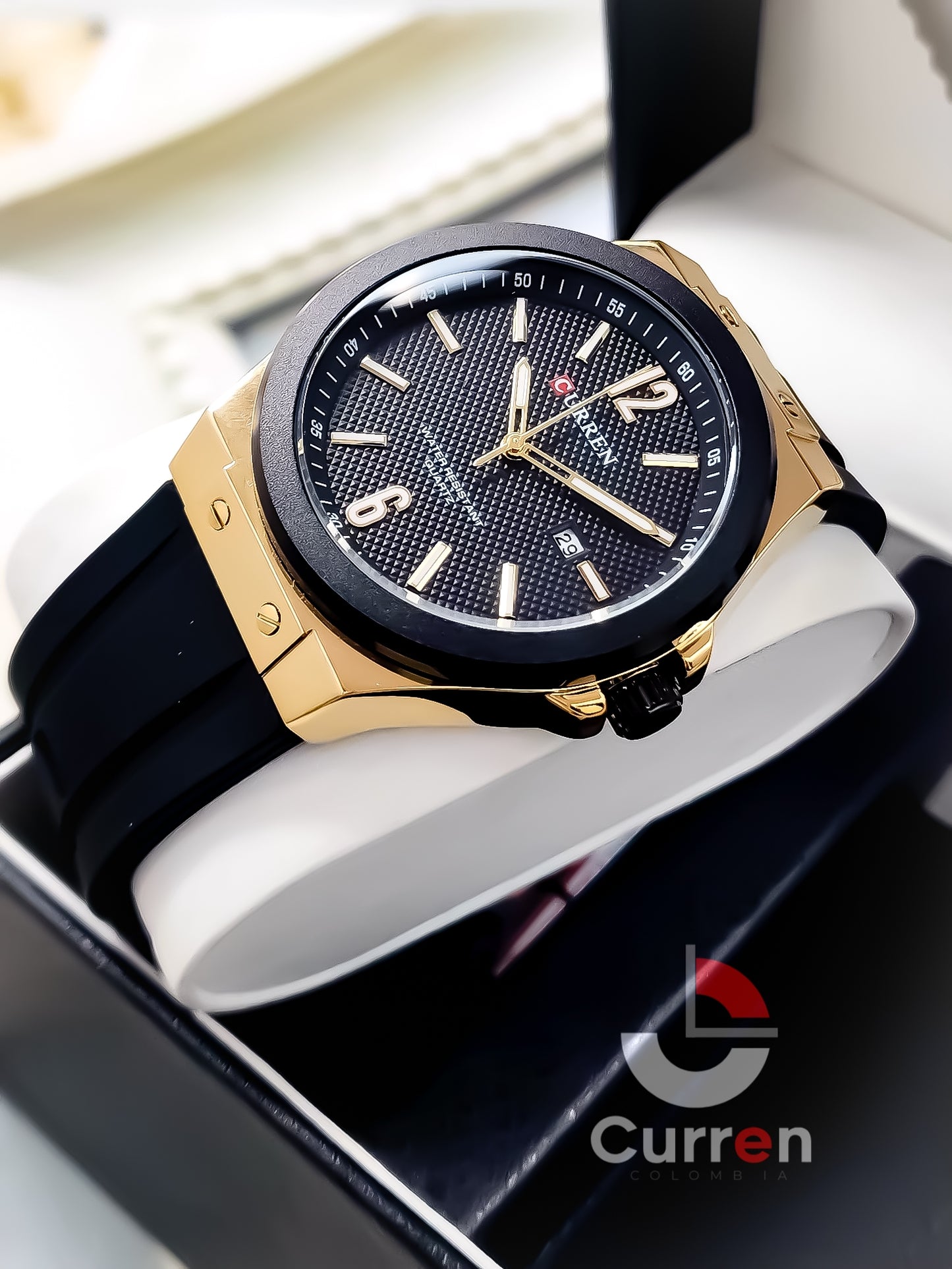 Reloj de Hombre Curren 8467 + Esfero Curren+ Bolsa de Regalo