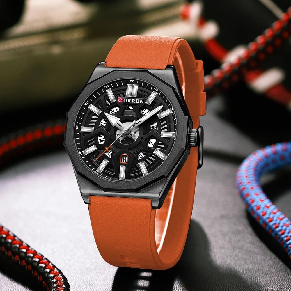 Reloj de Hombre Curren 8437+ Esfero Curren+ Bolsa de Regalo