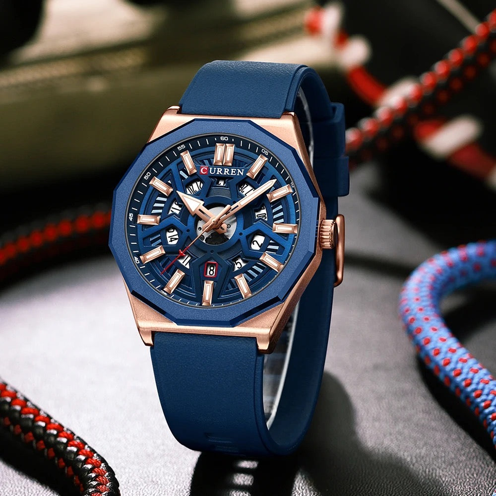Reloj de Hombre Curren 8437+ Esfero Curren+ Bolsa de Regalo