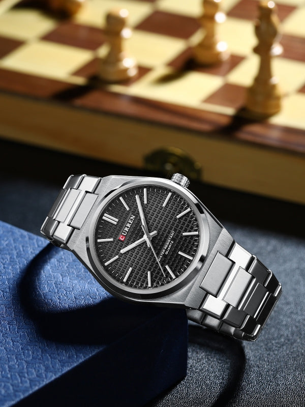 Reloj de Hombre Curren dama 8439  + Esfero Curren+ Bolsa de Regalo