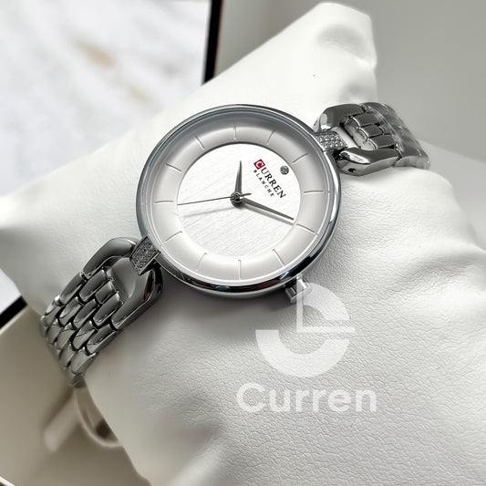 Reloj de Dama Curren 9052  + Esfero Curren+ Bolsa de Regalo