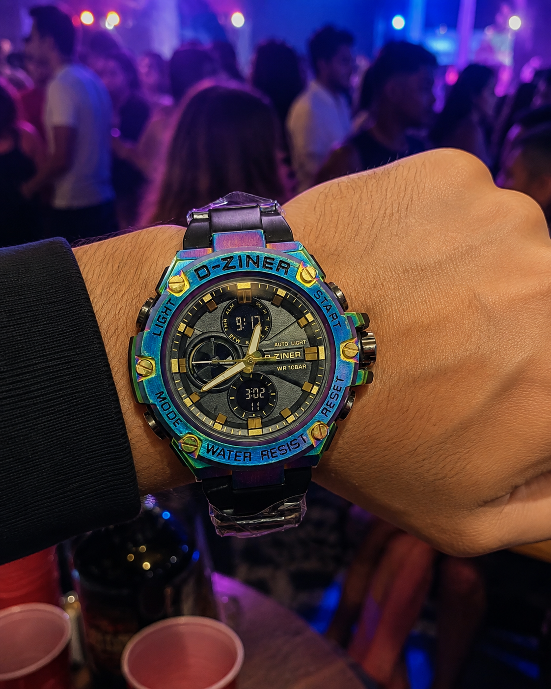 RELOJ D-ZINER CABELLERO EDICION ESPECIAL (TORNASOL)🔮✅