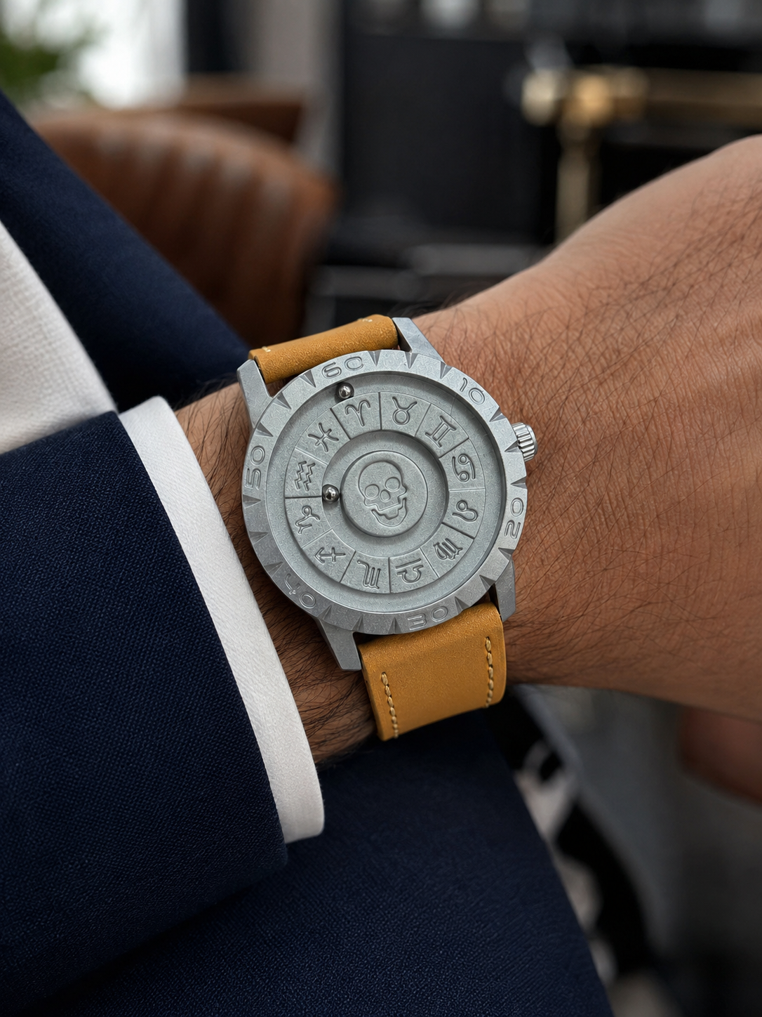 Reloj Foxbox Balines Acero y Cuero ♂️✅