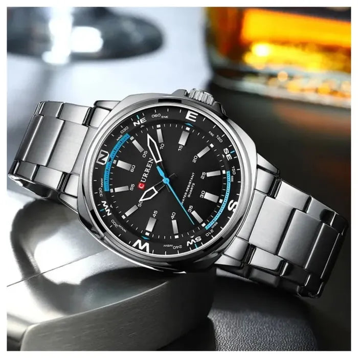 Reloj de Hombre Curren 8455+ Esfero Curren+ Bolsa de Regalo