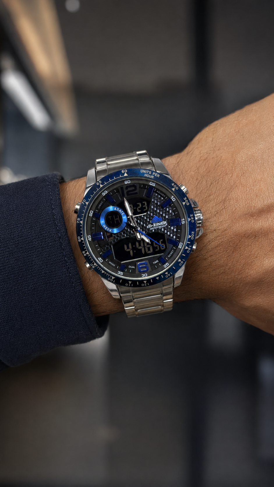 RELOJ D-ZINER DOBLE HORA ⏳✅