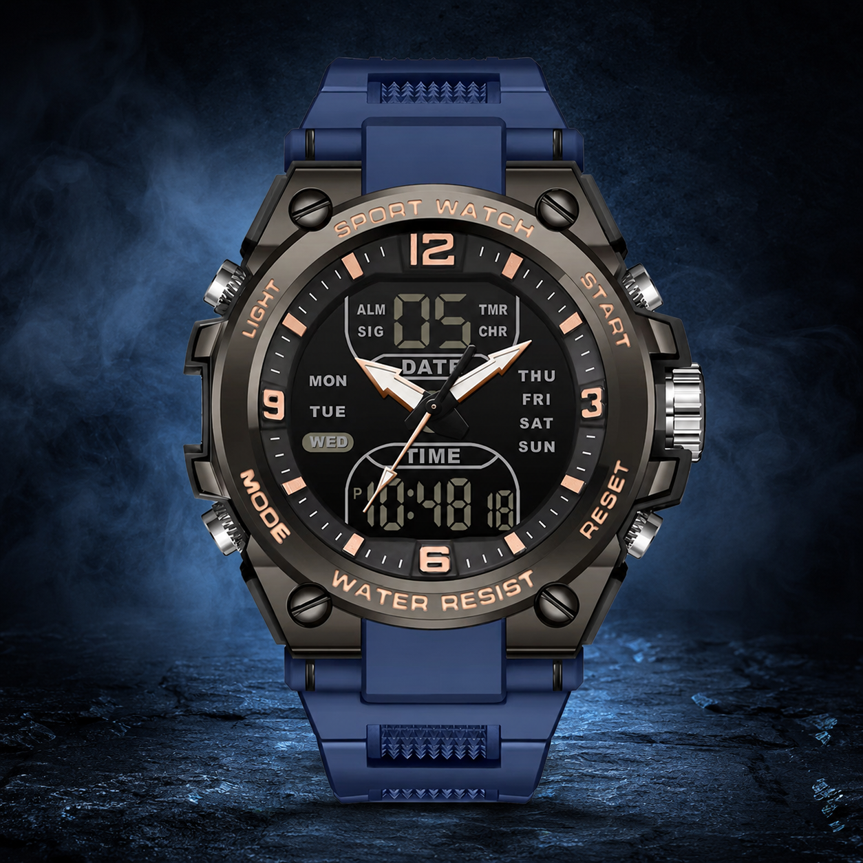 Reloj Sanda 6252 Caballero ⌛✅