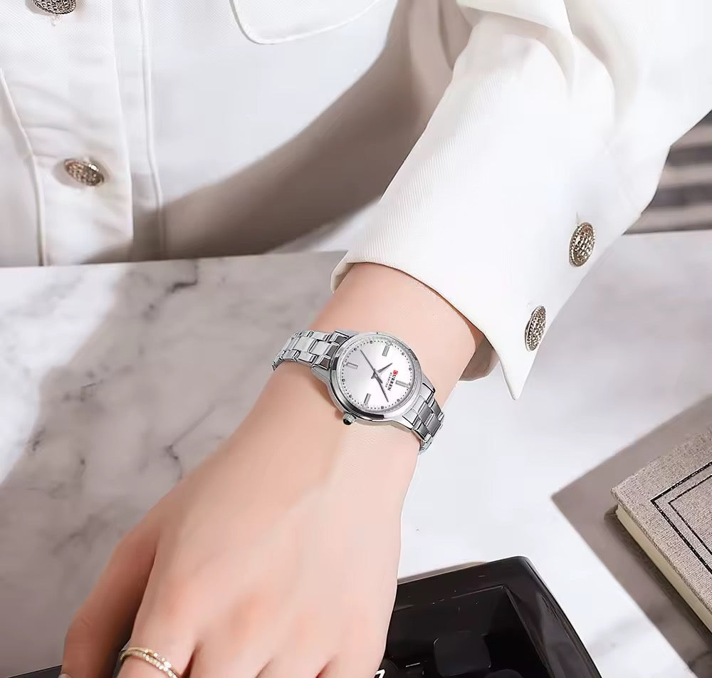 Reloj De Dama Curren 9094 + Esfero Curren+ Bolsa de Regalo