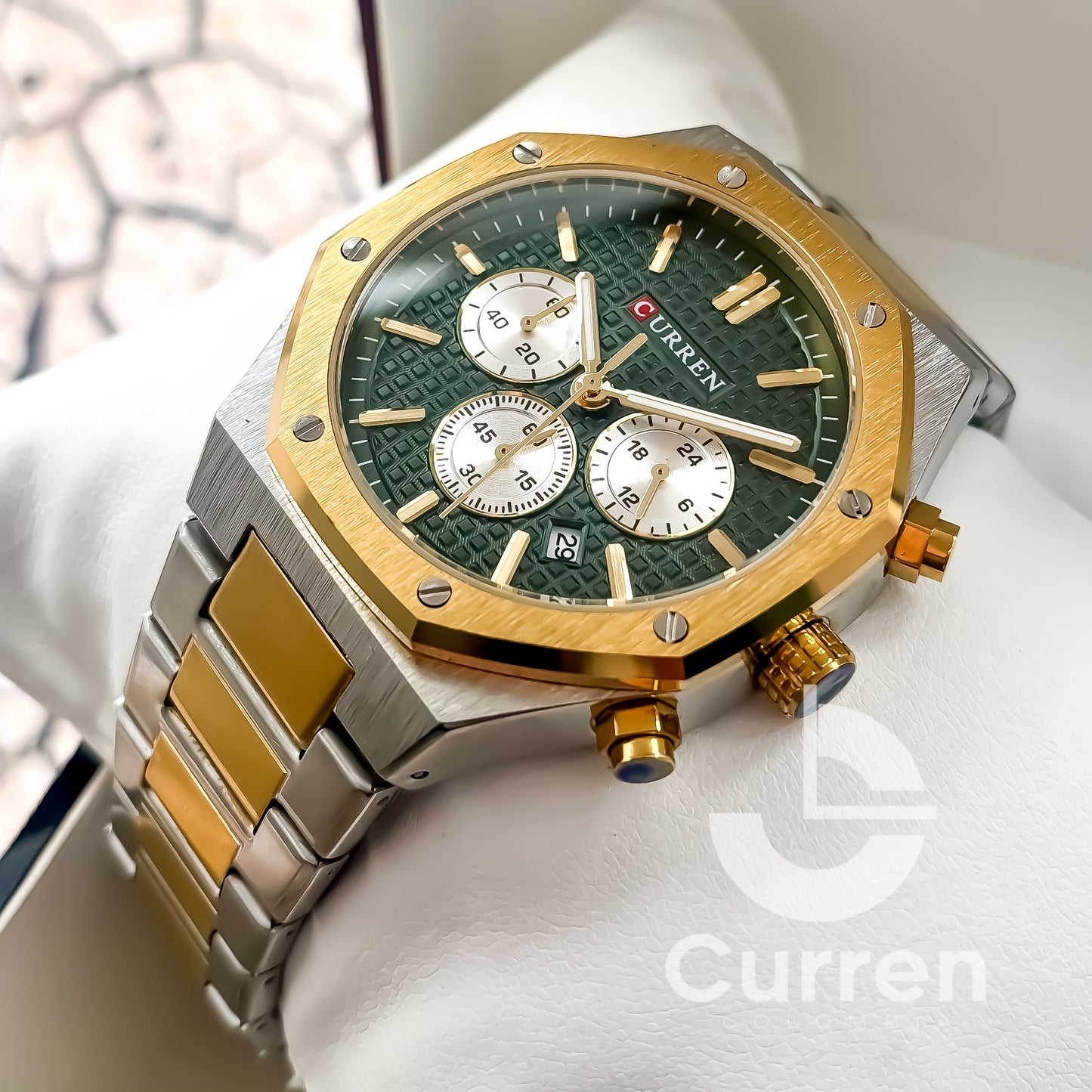 Reloj de Hombre Curren 8440 + Esfero Curren+ Bolsa de Regalo