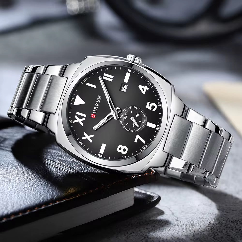 Reloj de Hombre Curren 8472+ Esfero Curren+ Bolsa de Regalo