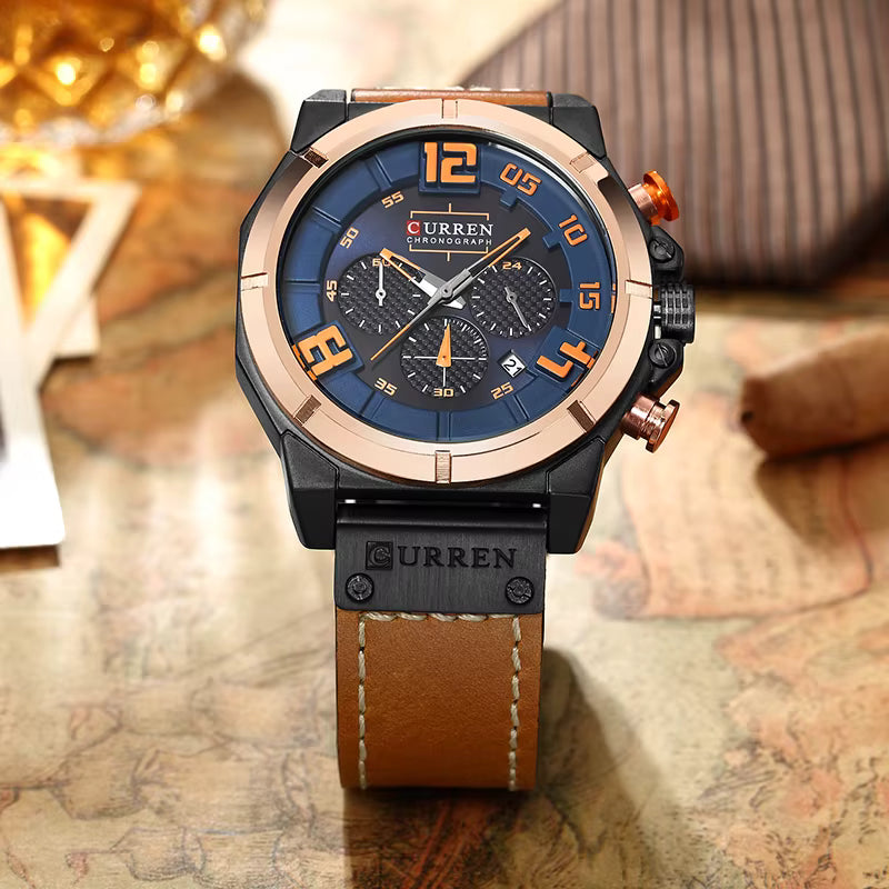 Reloj de Hombre Curren 8287+ Esfero Curren+ Bolsa de Regalo