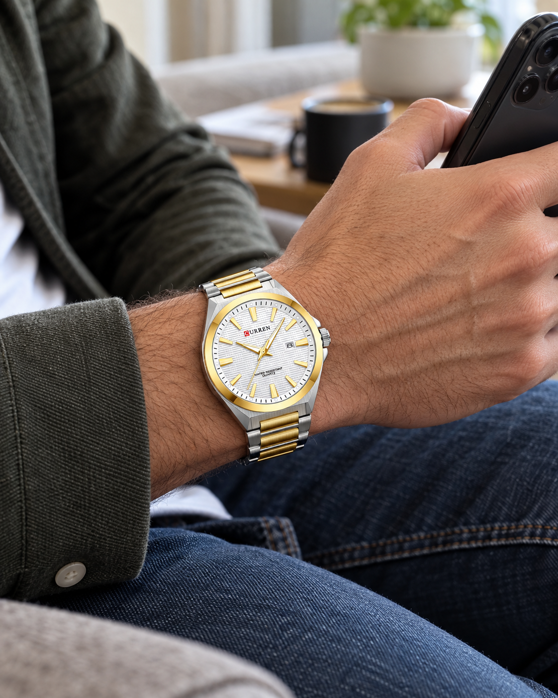 Reloj de Hombre Curren 8494+ Esfero Curren+ Bolsa de Regalo✅