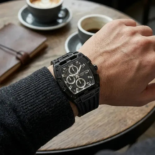 Reloj Cronografo goma G-FORCE GF7105 ✅