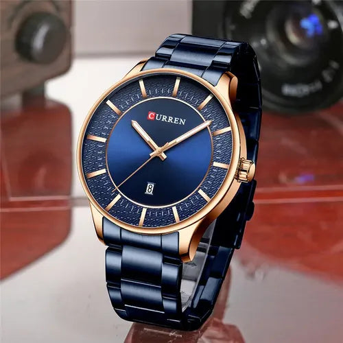 Reloj Curren Caballero 8347 +Esfero curren +Bolsa de Regalo!