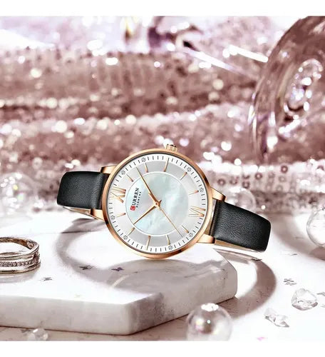 Reloj Curren  Mujer 9080+ Esfero Curren+ Bolsa de Regalo!
