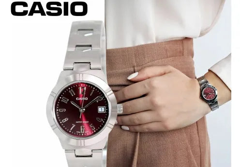 Reloj Casio LTP-1241D-4A2DF DI – Brilla con Elegancia y Estilo