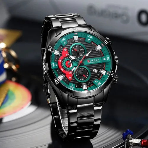 Reloj de Hombre Curren 8402+ Esfero Curren+ Bolsa de Regalo