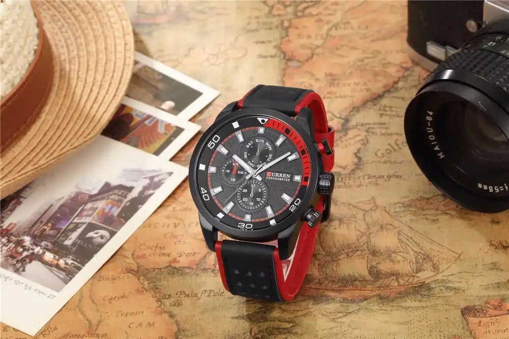 Reloj de Hombre Curren 8250+ Esfero Curren+ Bolsa de Regalo