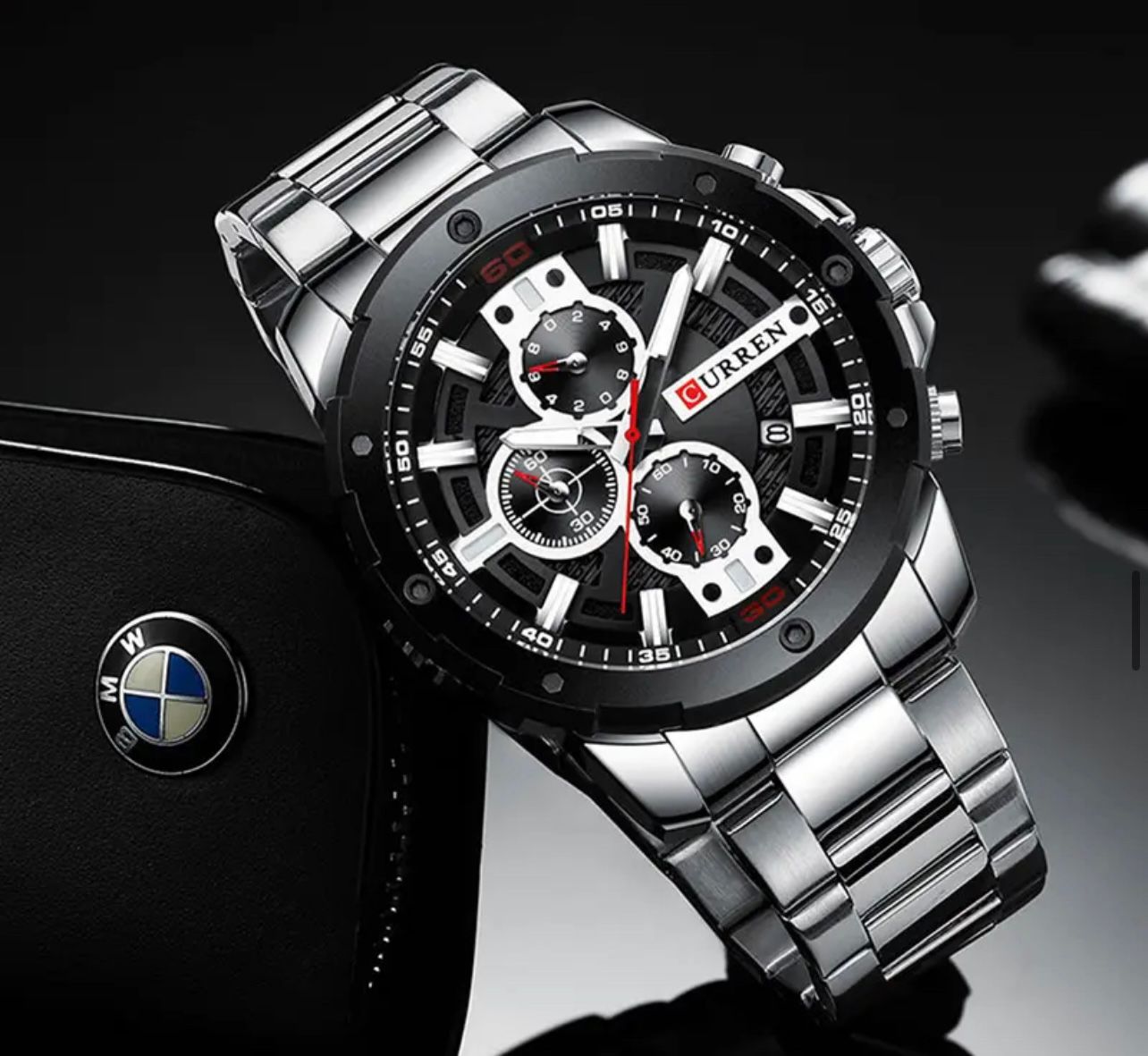 Reloj de Hombre Curren 8336 + Esfero Curren+ Bolsa de Regalo