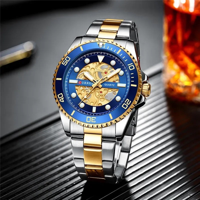 Reloj de Hombre Curren 8412+ Esfero Curren+ Bolsa de Regalo