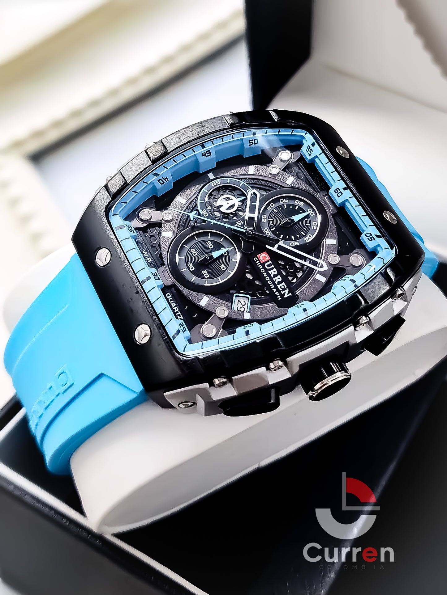 Reloj de Hombre Curren 8442+ Esfero Curren+ Bolsa de Regalo