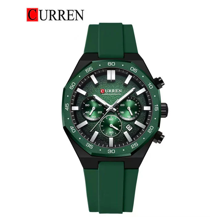 Reloj Caballero 8489+ Esfero Curren+ Bolsa de Regalo