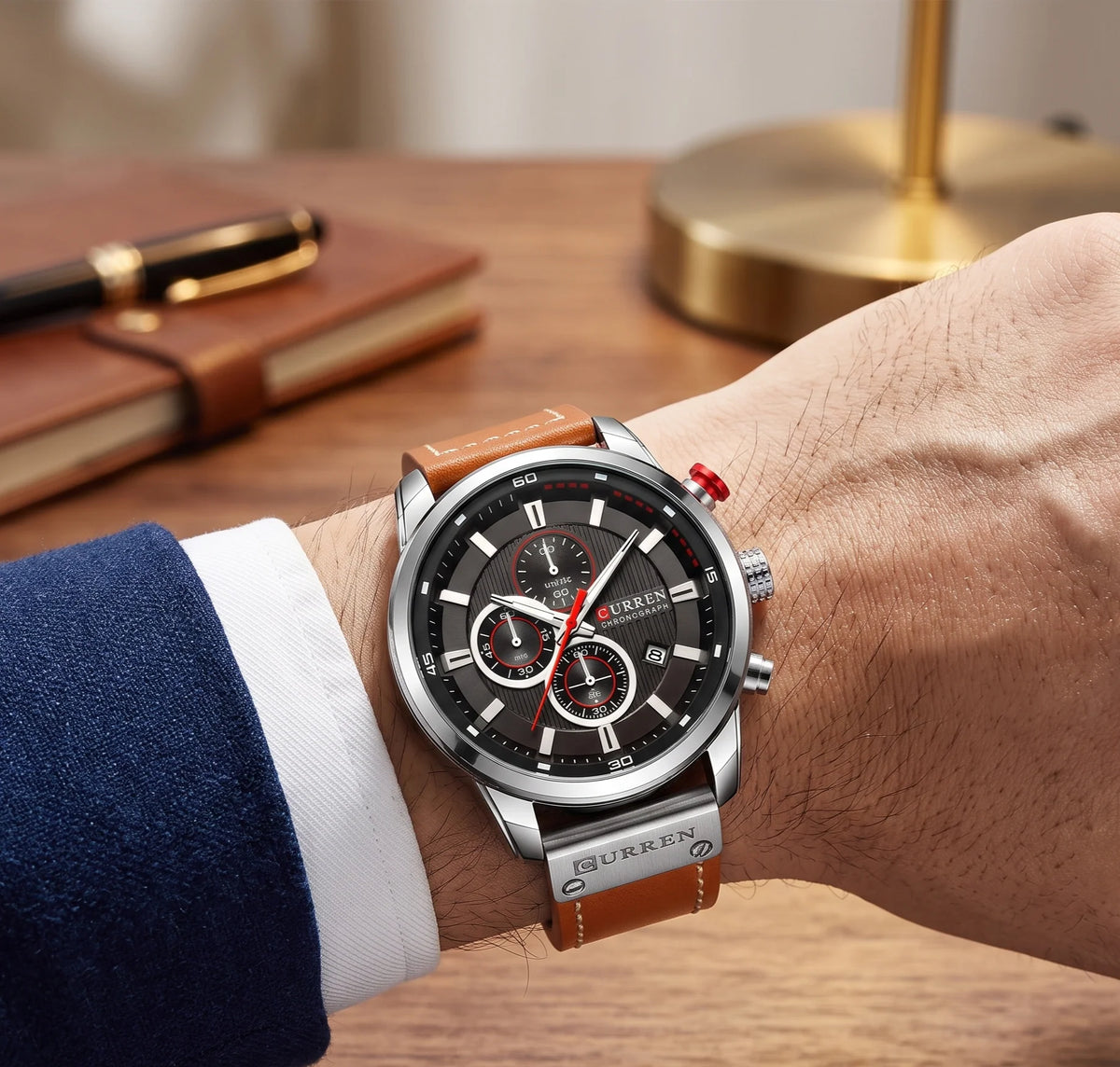 Reloj de Hombre Curren 8291+ Esfero Curren+ Bolsa de Regalo!