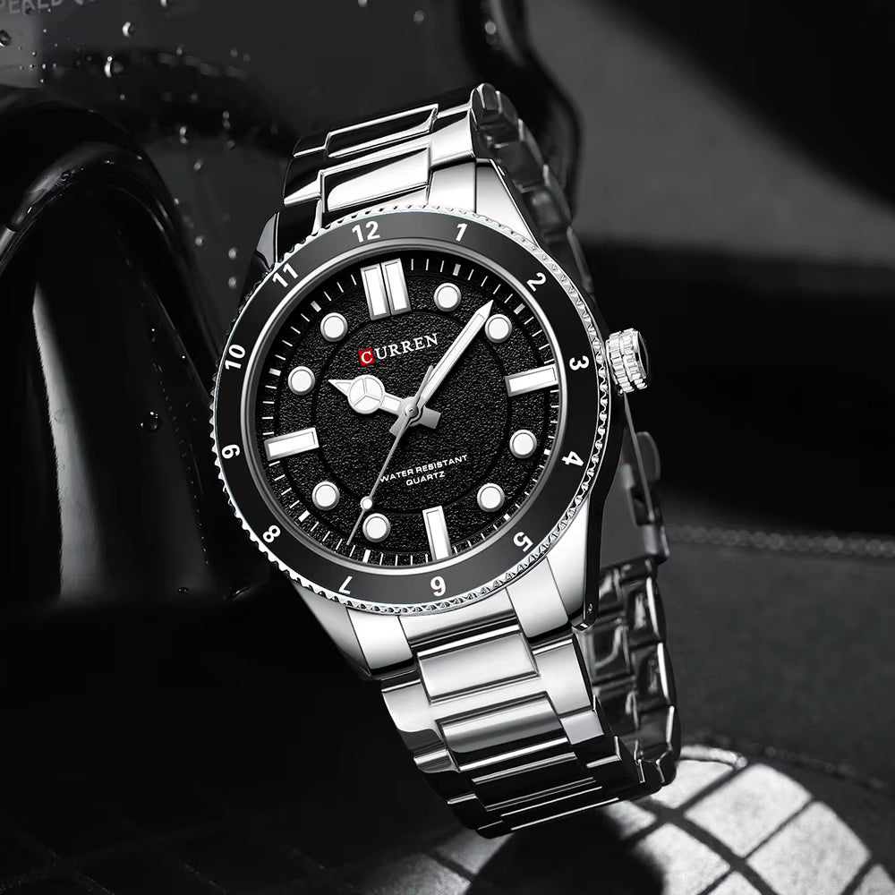 Reloj Curren Caballero 8450 + Esfero Curren+ Bolsa de Regalo