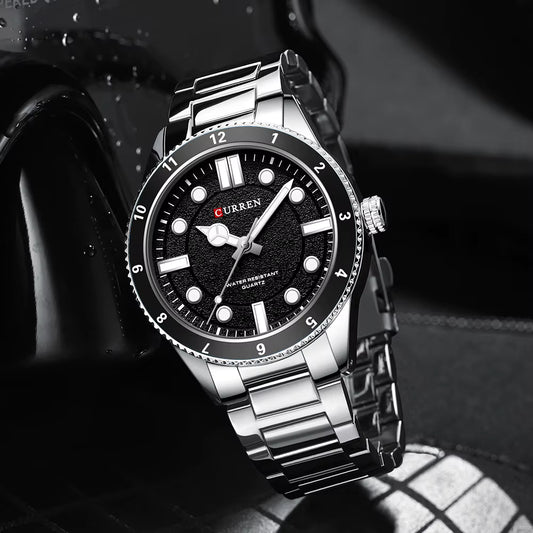 Reloj Curren Caballero 8450 + Esfero Curren+ Bolsa de Regalo