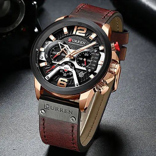 Reloj de Hombre Curren 8329+ Esfero Curren+ Bolsa de Regalo✅