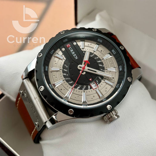 Reloj de Hombre Curren 8374 + Esfero Curren+ Bolsa de Regalo