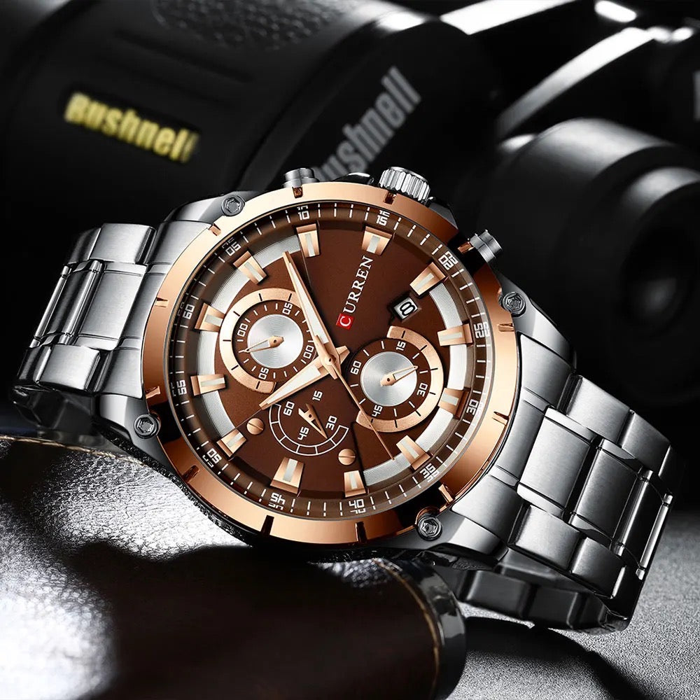 Reloj de Hombre Curren 8360+ Esfero Curren+ Bolsa de Regalo