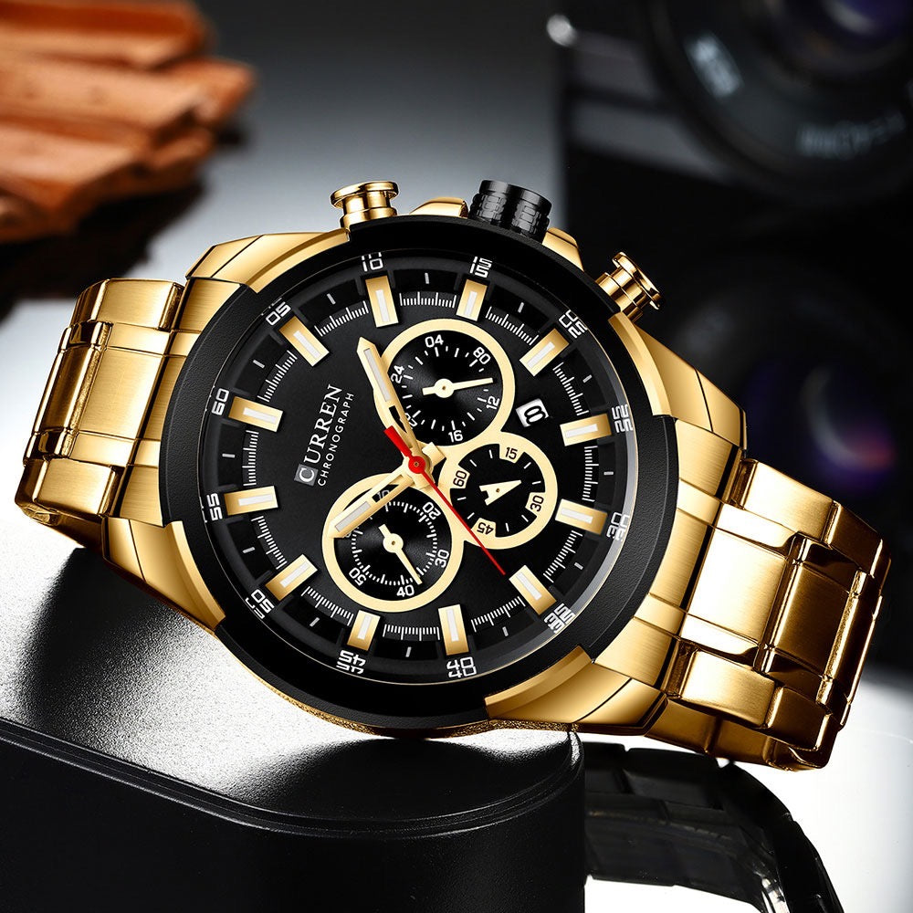 Reloj de Hombre Curren 8361 + Esfero Curren+ Bolsa de Regalo