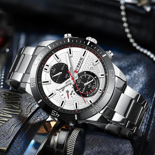 Reloj de Hombre Curren 8417+ Esfero Curren+ Bolsa de Regalo