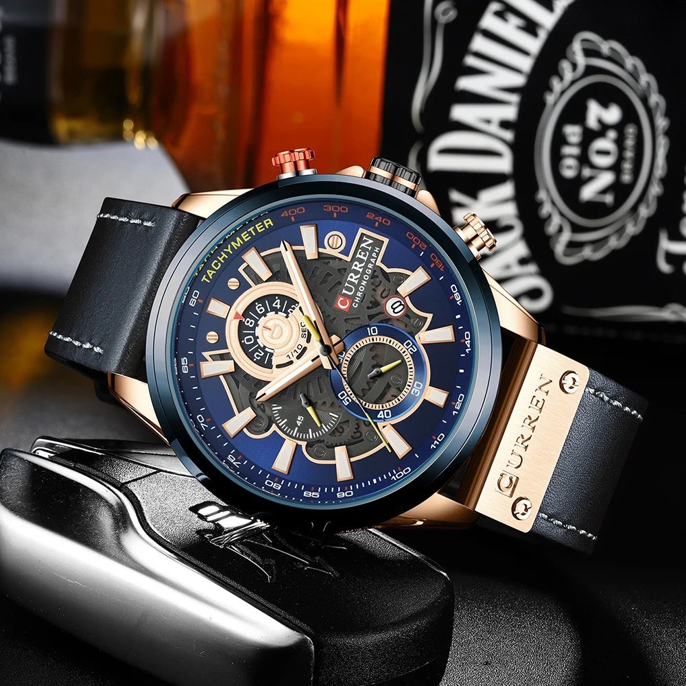 Reloj de Hombre Curren 8380+ Esfero Curren+ Bolsa de Regalo
