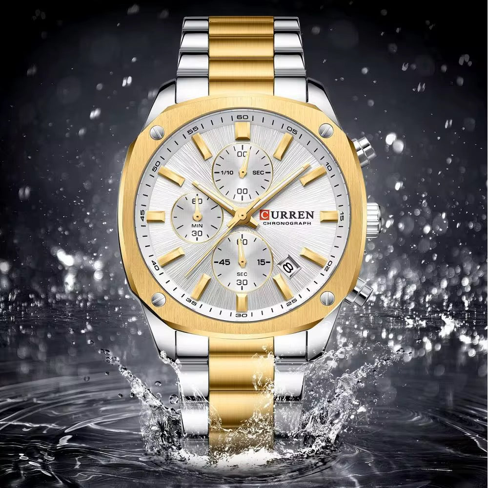 Reloj de Hombre Curren 8490+ Esfero Curren+ Bolsa de Regalo