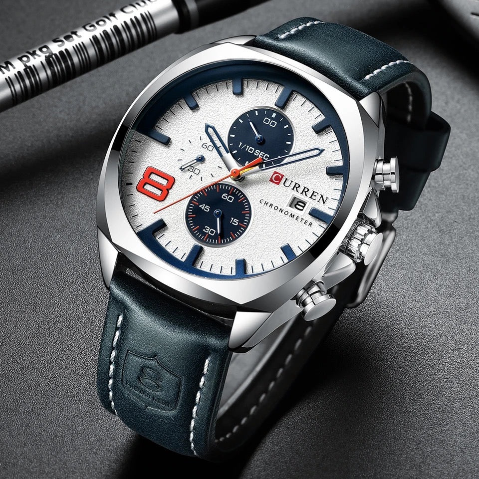 Reloj de Hombre Curren 8324+ Esfero Curren+ Bolsa de Regalo
