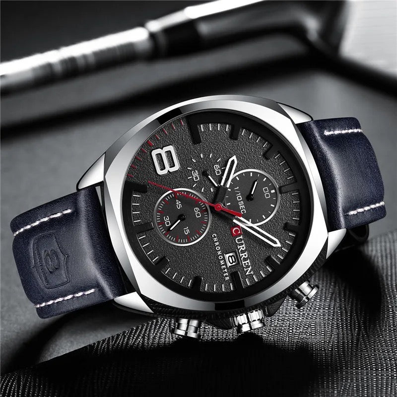 Reloj de Hombre Curren 8324+ Esfero Curren+ Bolsa de Regalo