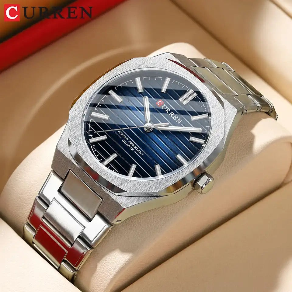Reloj de Hombre Curren 8456+ Esfero Curren+ Bolsa de Regalo