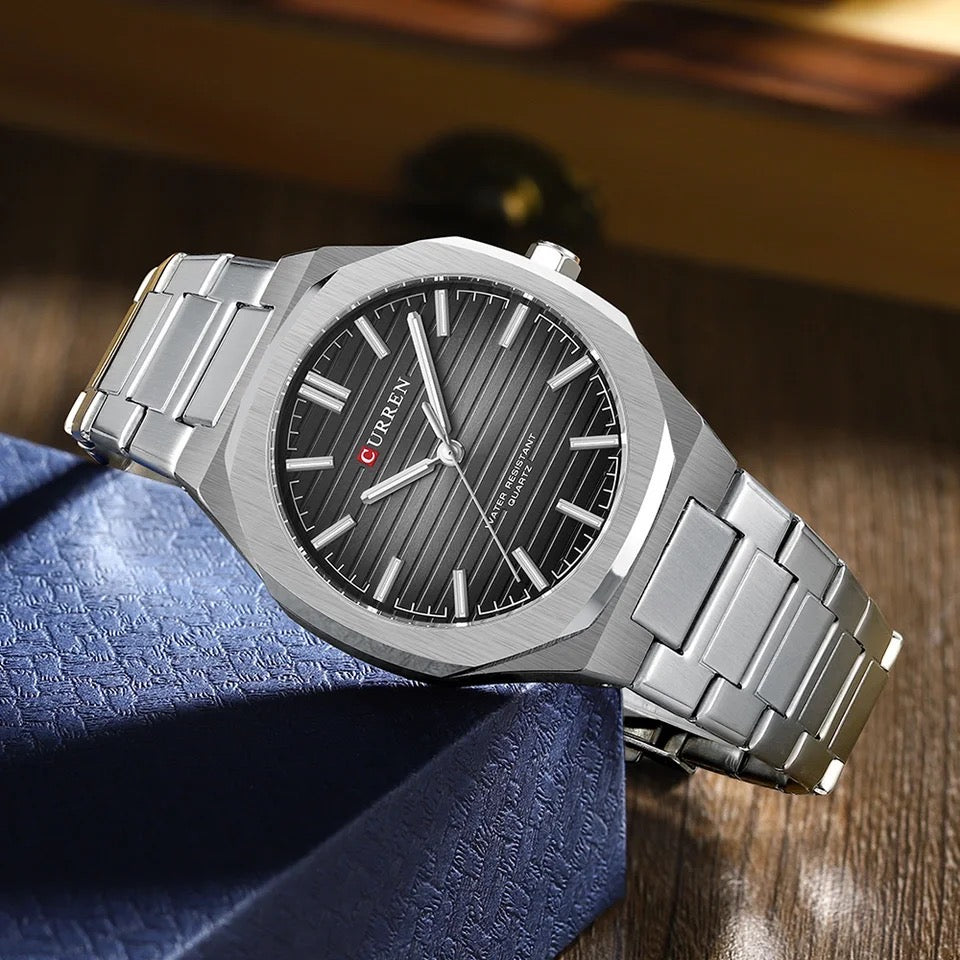 Reloj de Hombre Curren 8456+ Esfero Curren+ Bolsa de Regalo