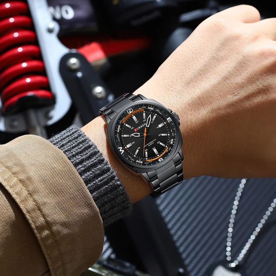 Reloj de Hombre Curren 8455+ Esfero Curren+ Bolsa de Regalo