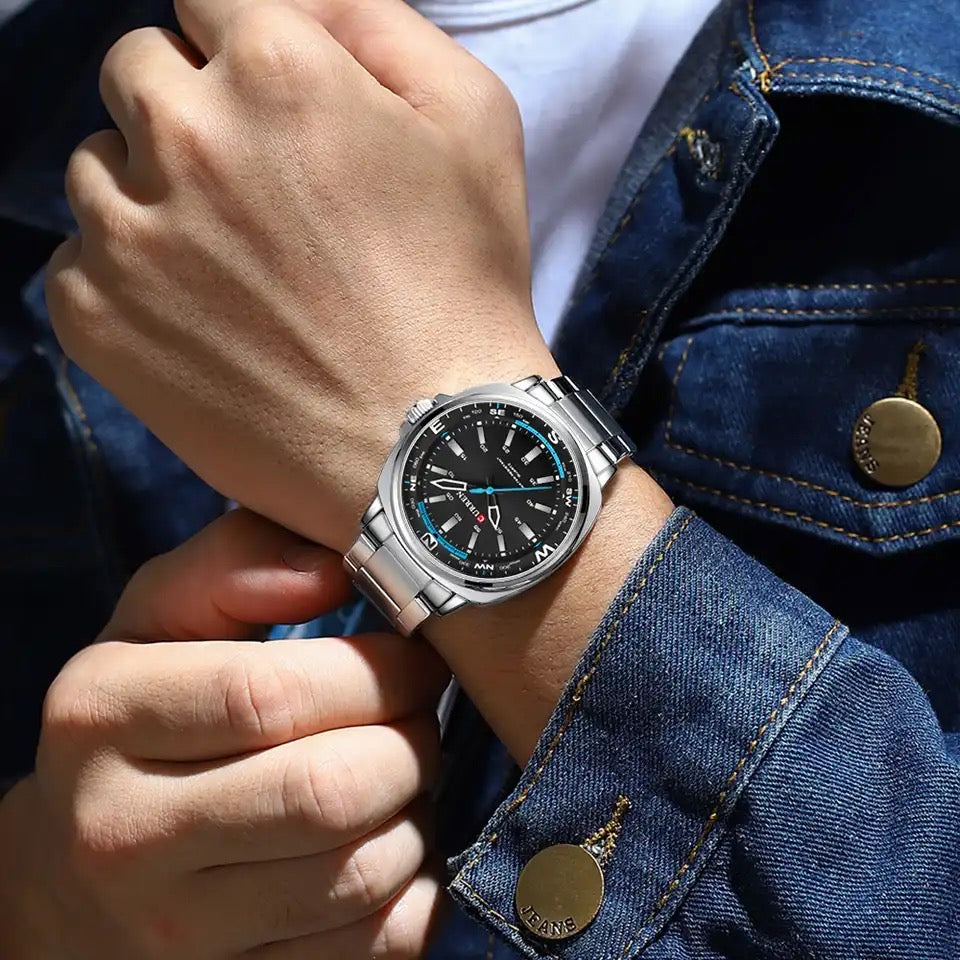 Reloj de Hombre Curren 8455+ Esfero Curren+ Bolsa de Regalo