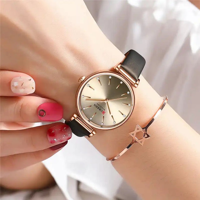 Reloj de Dama Curren 9081+ Esfero Curren+ Bolsa de Regalo
