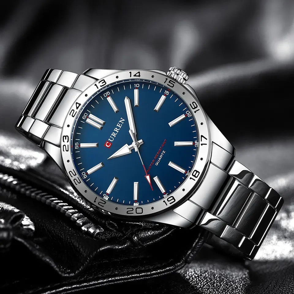 Reloj de Hombre Curren 8452+ Esfero Curren+ Bolsa de Regalo