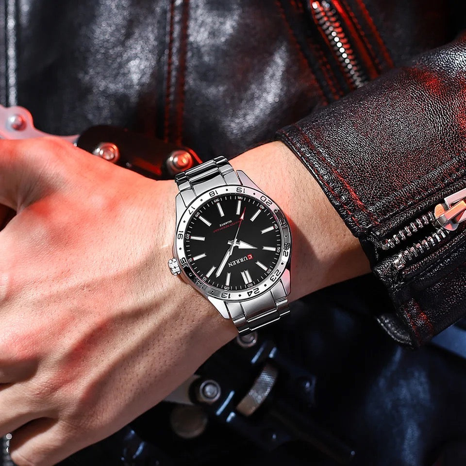 Reloj de Hombre Curren 8452+ Esfero Curren+ Bolsa de Regalo