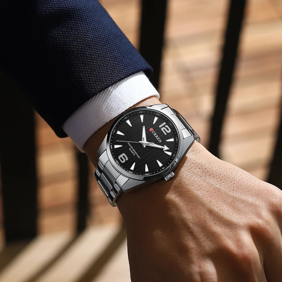 Reloj Para Hombre Curren 8434 + Esfero Curren+ Bolsa de Regalo