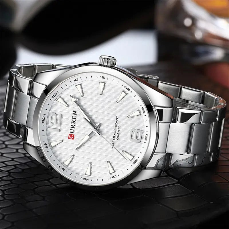 Reloj Para Hombre Curren 8434 + Esfero Curren+ Bolsa de Regalo