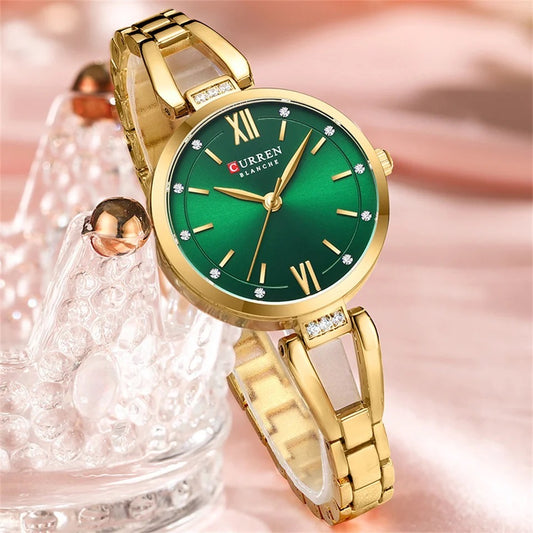 Reloj De Dama Curren 9092+ Esfero Curren+ Bolsa de Regalo