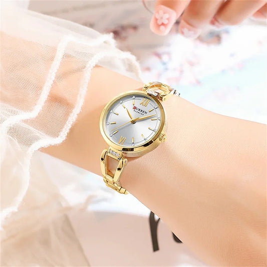 Reloj De Dama Curren 9092+ Esfero Curren+ Bolsa de Regalo!
