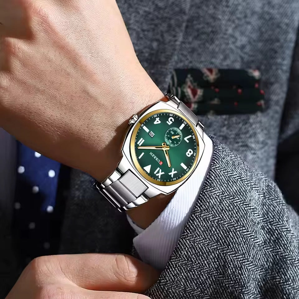 Reloj de Hombre Curren 8472+ Esfero Curren+ Bolsa de Regalo